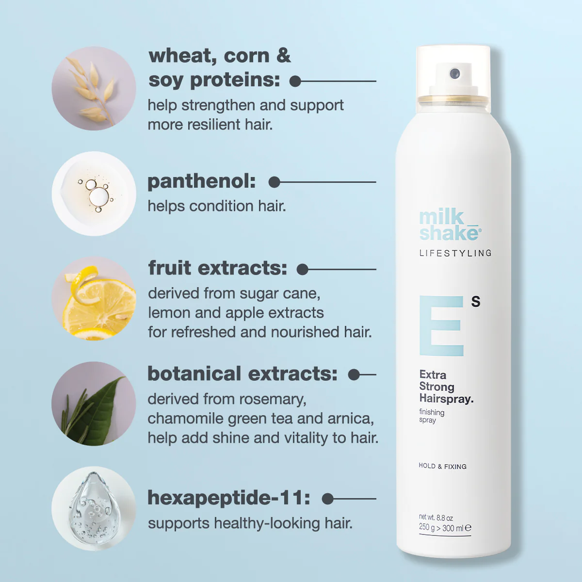 milk_shake lifestyling extra strong hold hairspray - Image 5