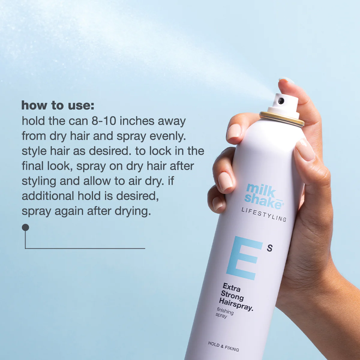 milk_shake lifestyling extra strong hold hairspray - Image 6