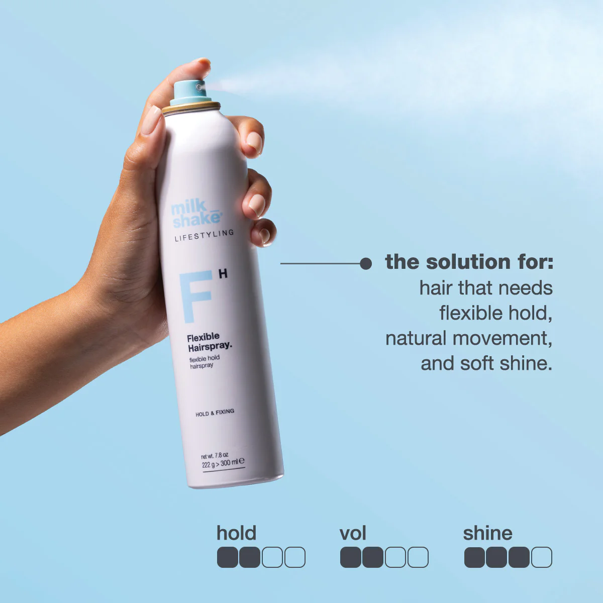 milk_shake lifestyling flexible hairspray - Image 3