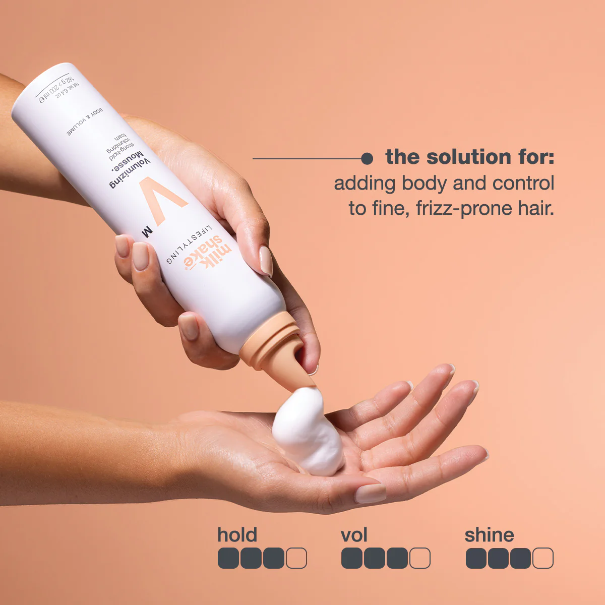 milk_shake lifestyling volumizing mousse - Image 3