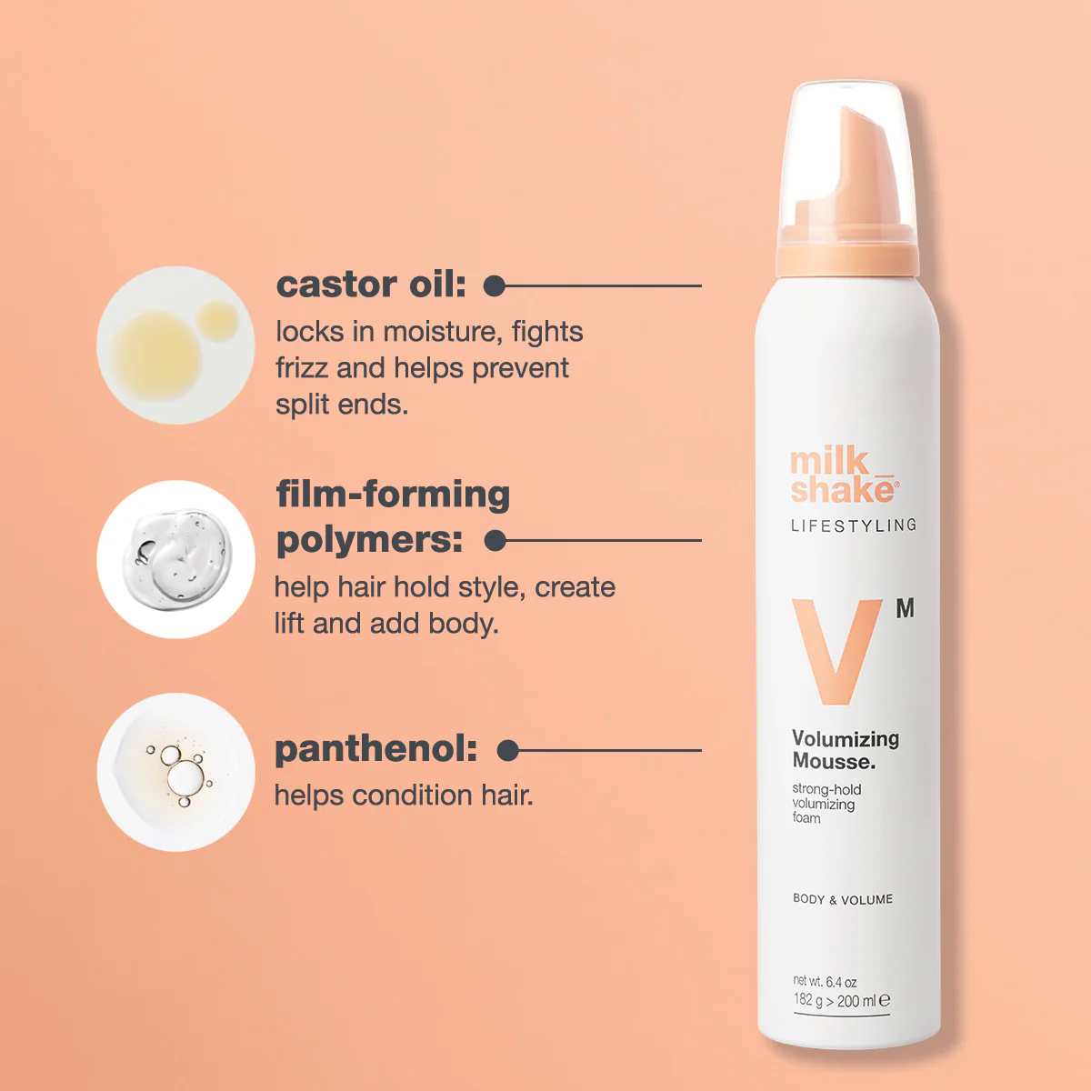 milk_shake lifestyling volumizing mousse - Image 6