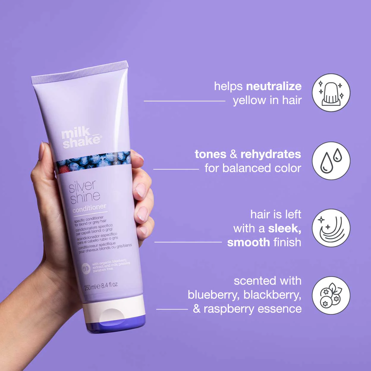 milk_shake silver shine conditioner - Image 4