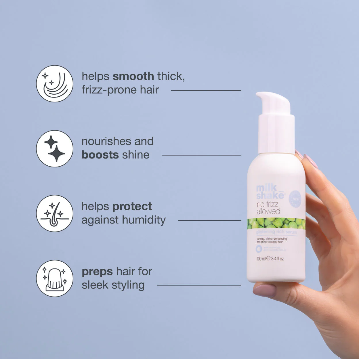 no frizz allowed glistening rich serum - Image 4